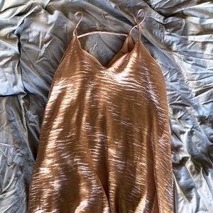 Peach Love Shiny Dress